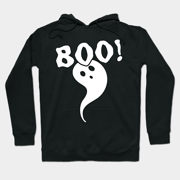 Spooky Ghost "Boo!" Hoodie by Switch01